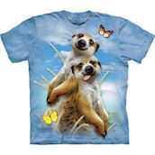 The Mountain tshirt - bluse med dyretryk